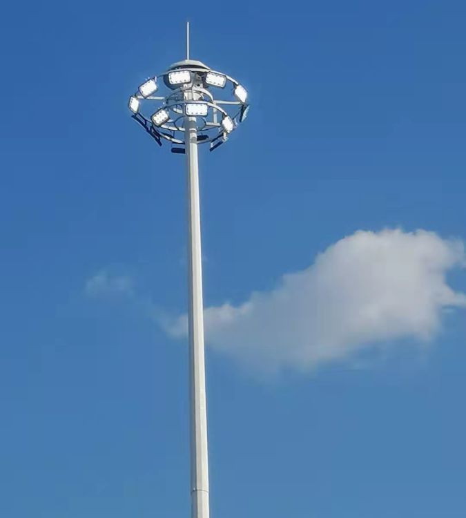 升降式高杆灯15米足球场操场高杆投光灯