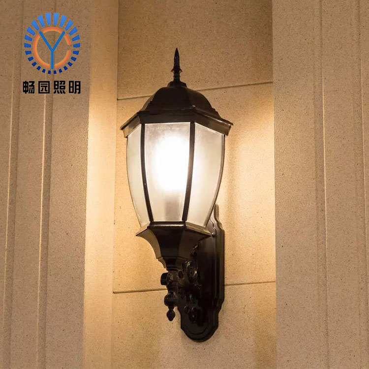 仿古壁灯市电黄光