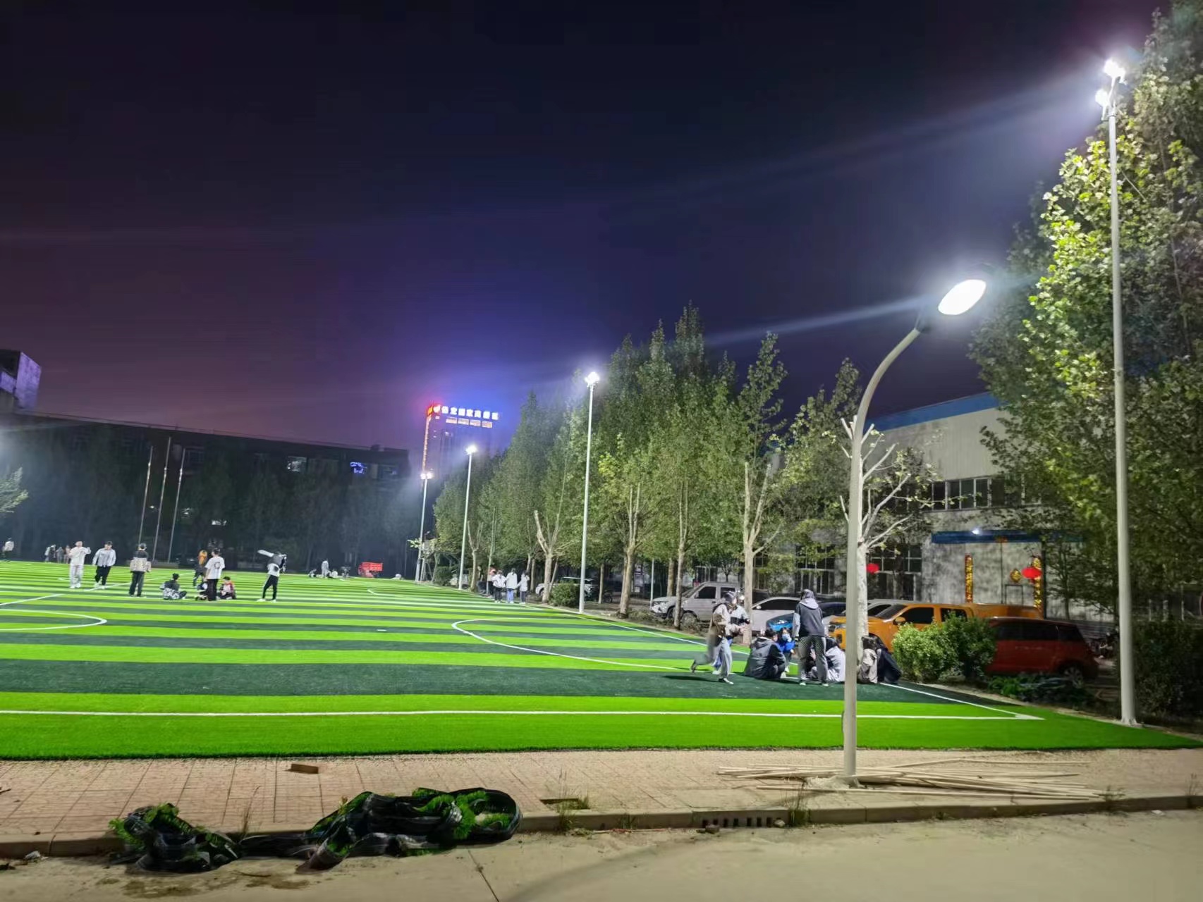 球场LED高杆灯造型支持定制