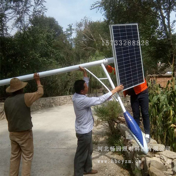 河北易县太阳能路灯安装