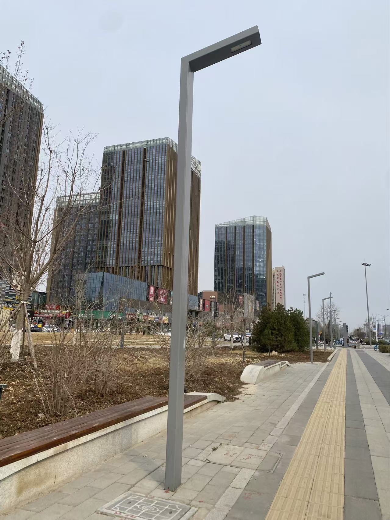 保定路灯厂家生产安装7字庭院灯景观灯